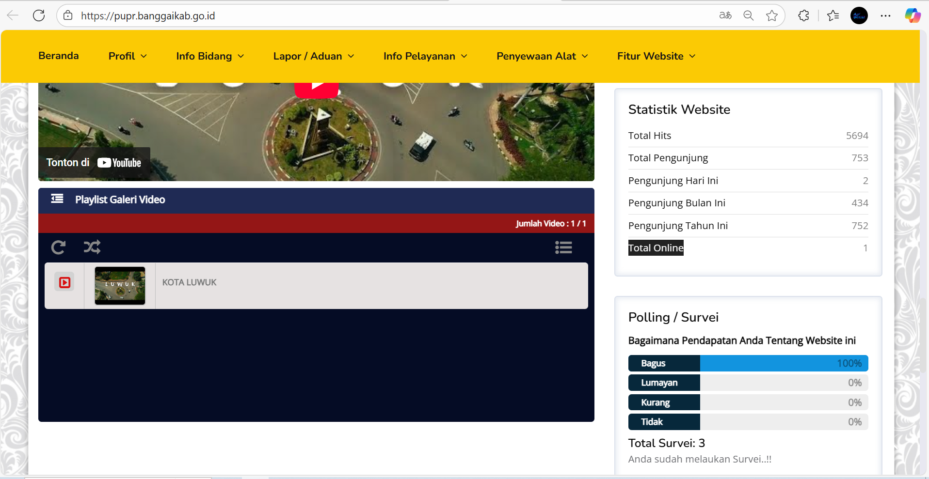 Dinas Kominfo dan Bappeda Kembangkan Portal Satu Data Banggai